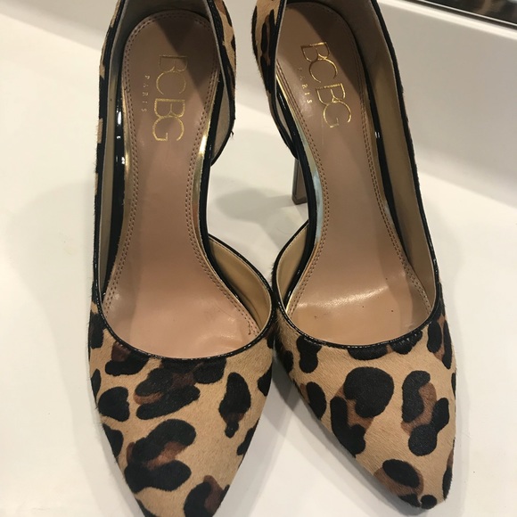 bcbg leopard heels